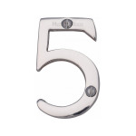 M Marcus Heritage Brass Numeral 5 - Face Fix 51mm 